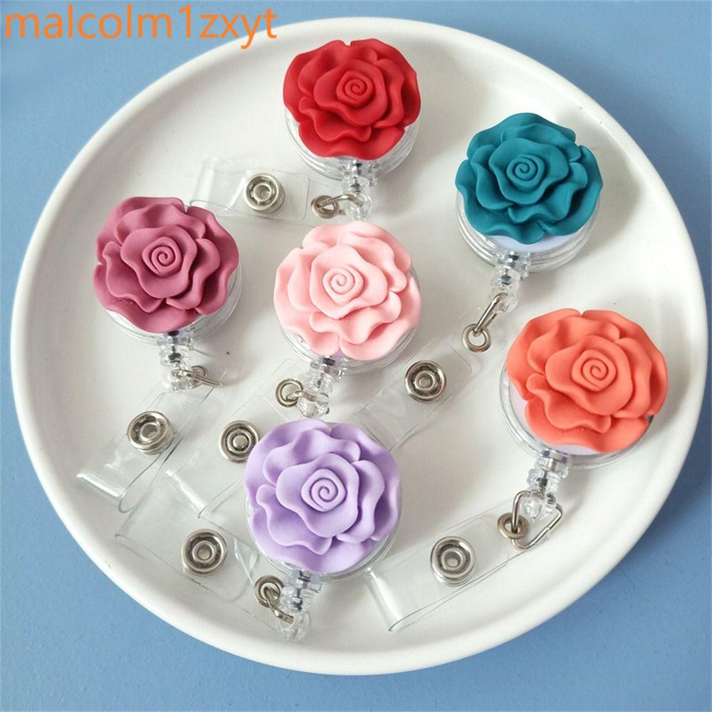 Giá đỡ huy hiệu có thể thu vào KIXON, Bow Flower 3D Flora Nurse Badge Reel, Thẻ tên thẻ ngực dễ thươ
