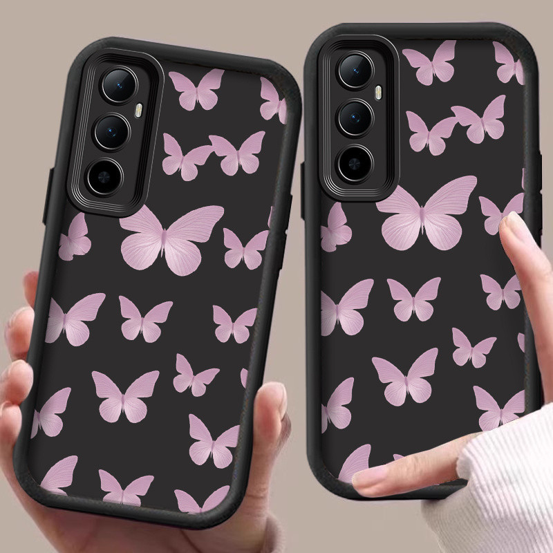 Bền Đẹp Cho Realme C65 5G / C65 4G / C63 4G / C67 4G / C75 Vỏ Thoải Mái Cảm Giác Đặt Hàng Bướm Có Dâ