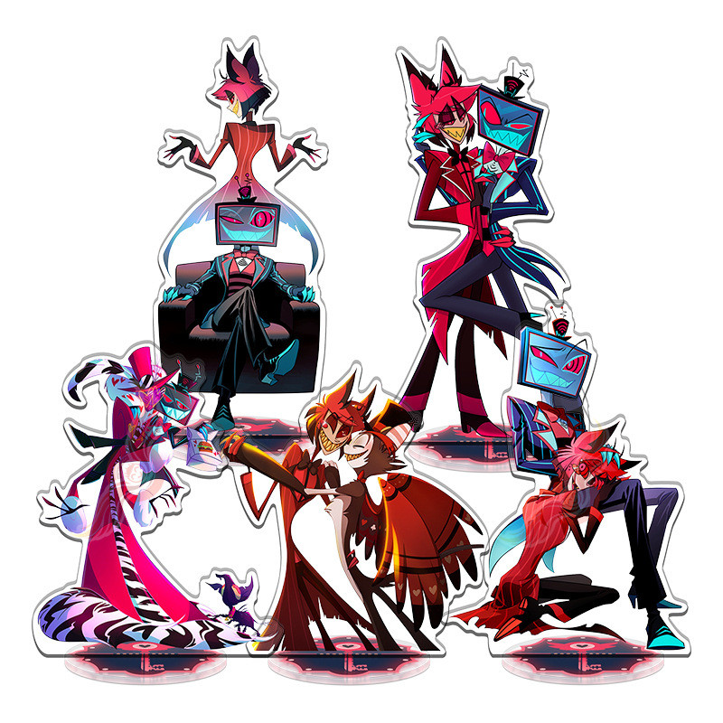 [Hàng có sẵn] Hazbin Hotel 2 Hell Inn 2 Anime Hàng hóa Acrylic In bên trong Máy khắc Giá đỡ cắt WJG