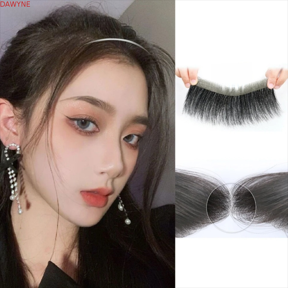 DWAYNE Forehead Hairline Hairpiece, Handmade Ultra Thin Skin Natural Hair Patch, Frontline 0,07mm In