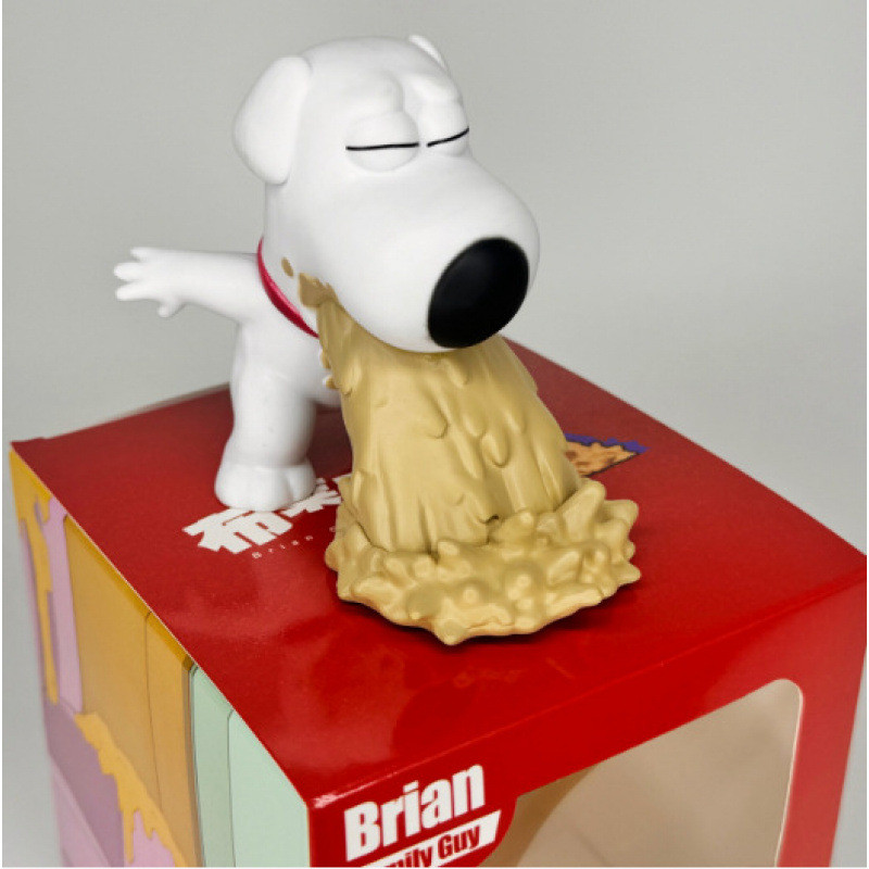 RCPE Vomiting dog Brian pranks the whole family with vomiting Brian  Manual Model Boxed Decorative I