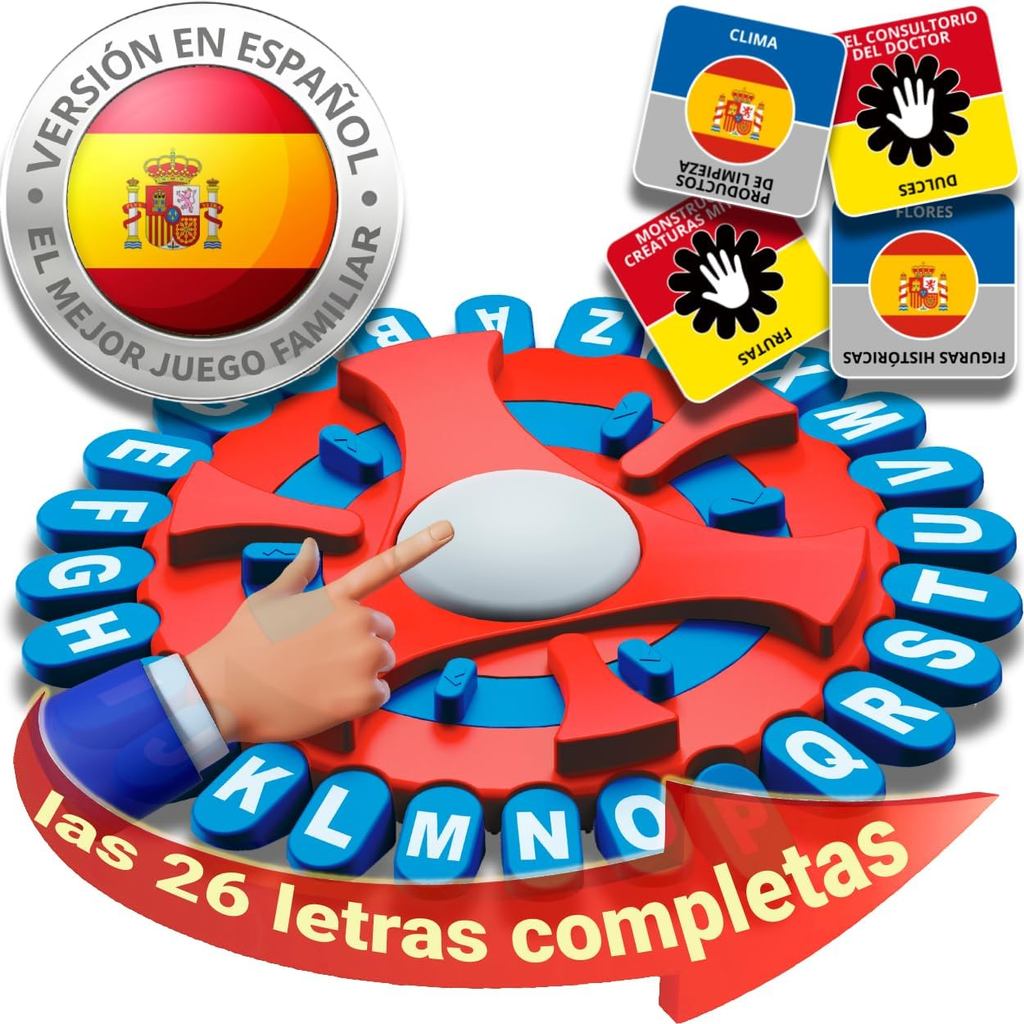26 Teclas Basta Juego De Mesa, Juegos De Mesa En EspañOl, Trò chơi Tây Ban Nha, Trò chơi chữ nhấn nh