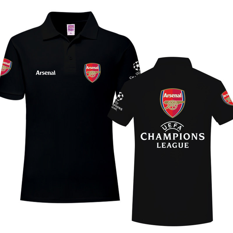 Bán Arsenal Jersey Gunners Quạt Bóng Đá Jersey Áo Polo Nam Nữ Cổ Ve Áo Tay Ngắn 0603