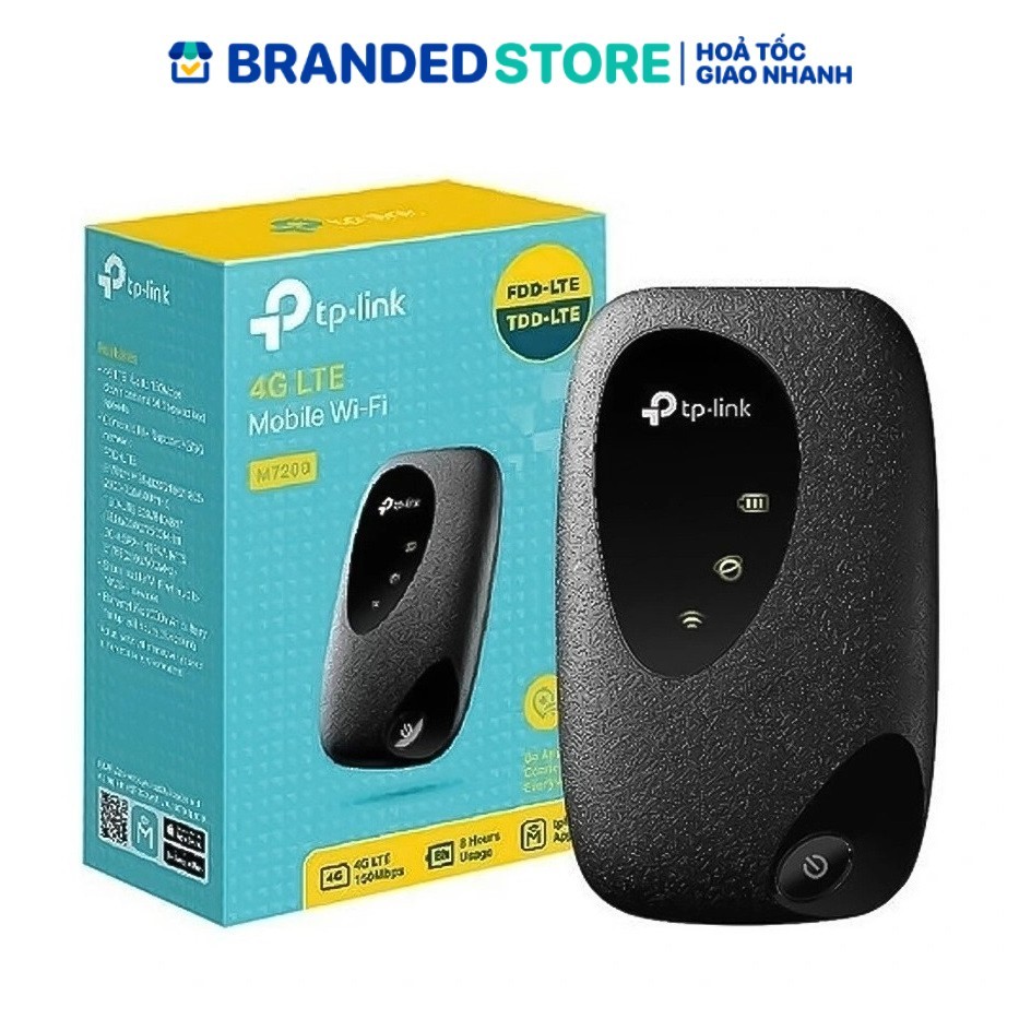 [HỎA TỐC] Bộ Phát Wifi Di Động 4G LTE TP-Link M7200 150Mbps