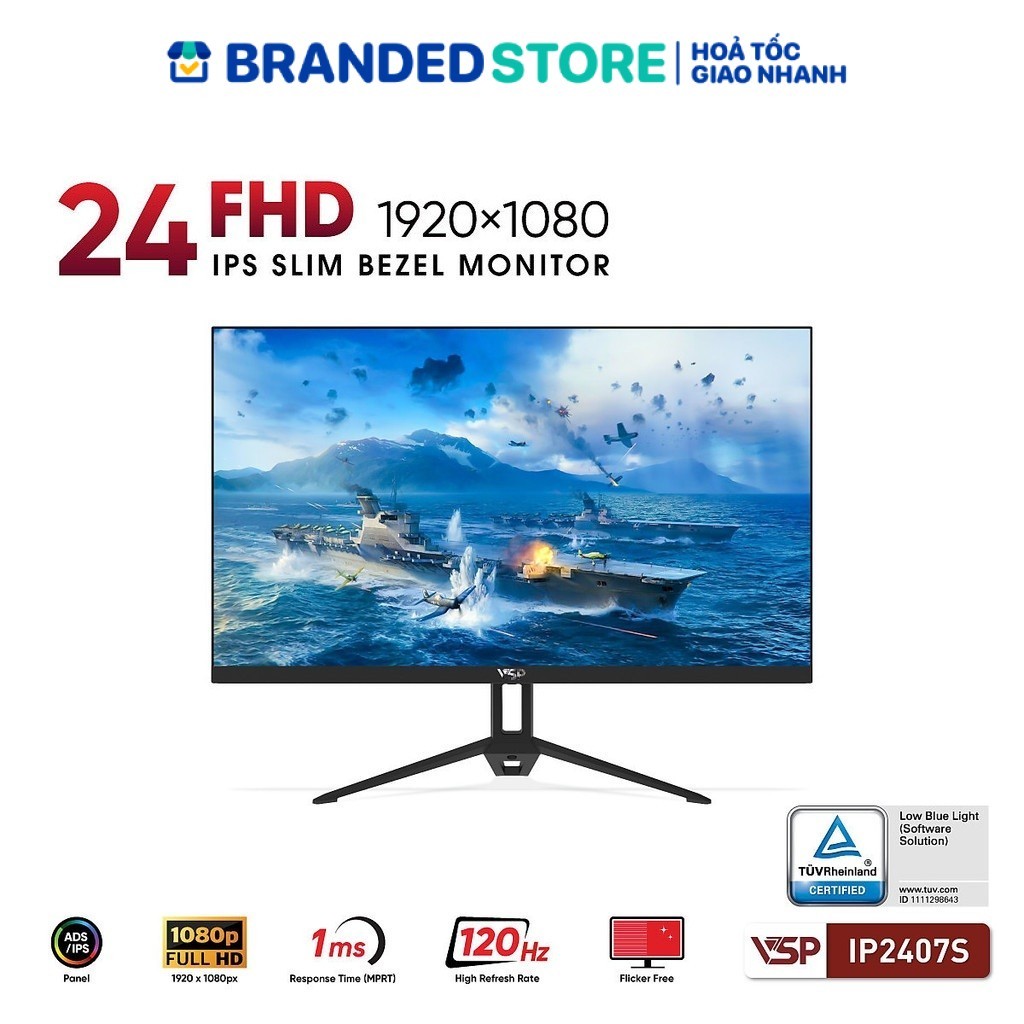 Màn Hình VSP IP2407S (24 inch / IPS / FHD / 120Hz / 1ms)
