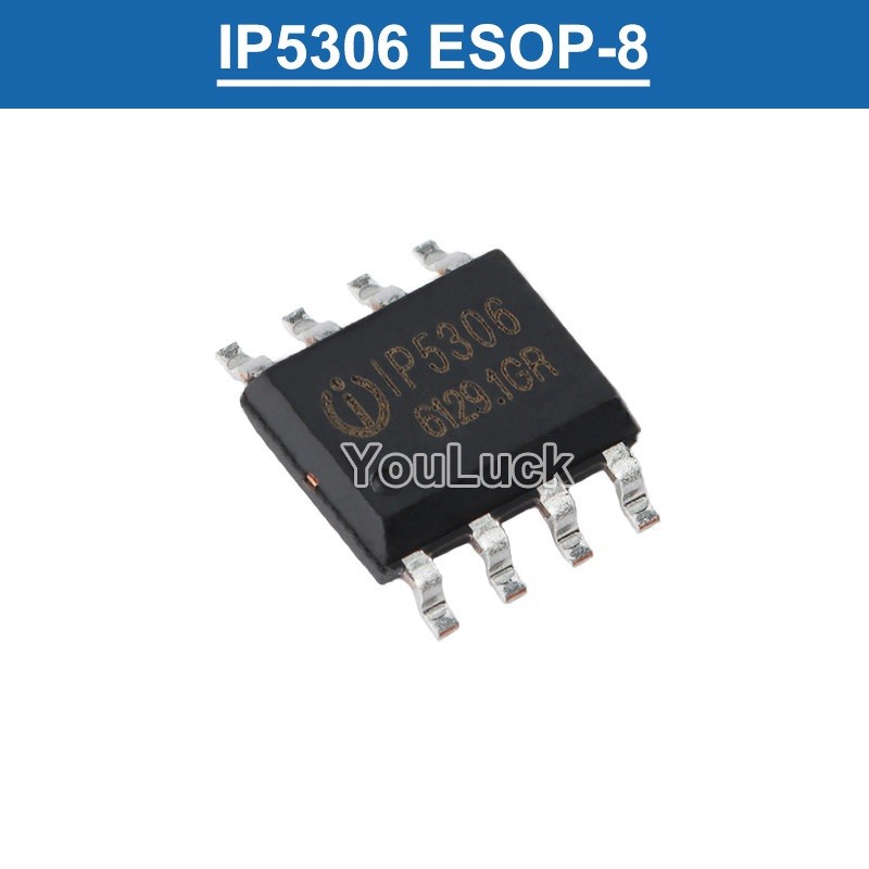 5 Cái / 10 Cái Chính Hãng IP5306 ESOP-8 Điện Di Động SOC Sạc IC Chip Mới