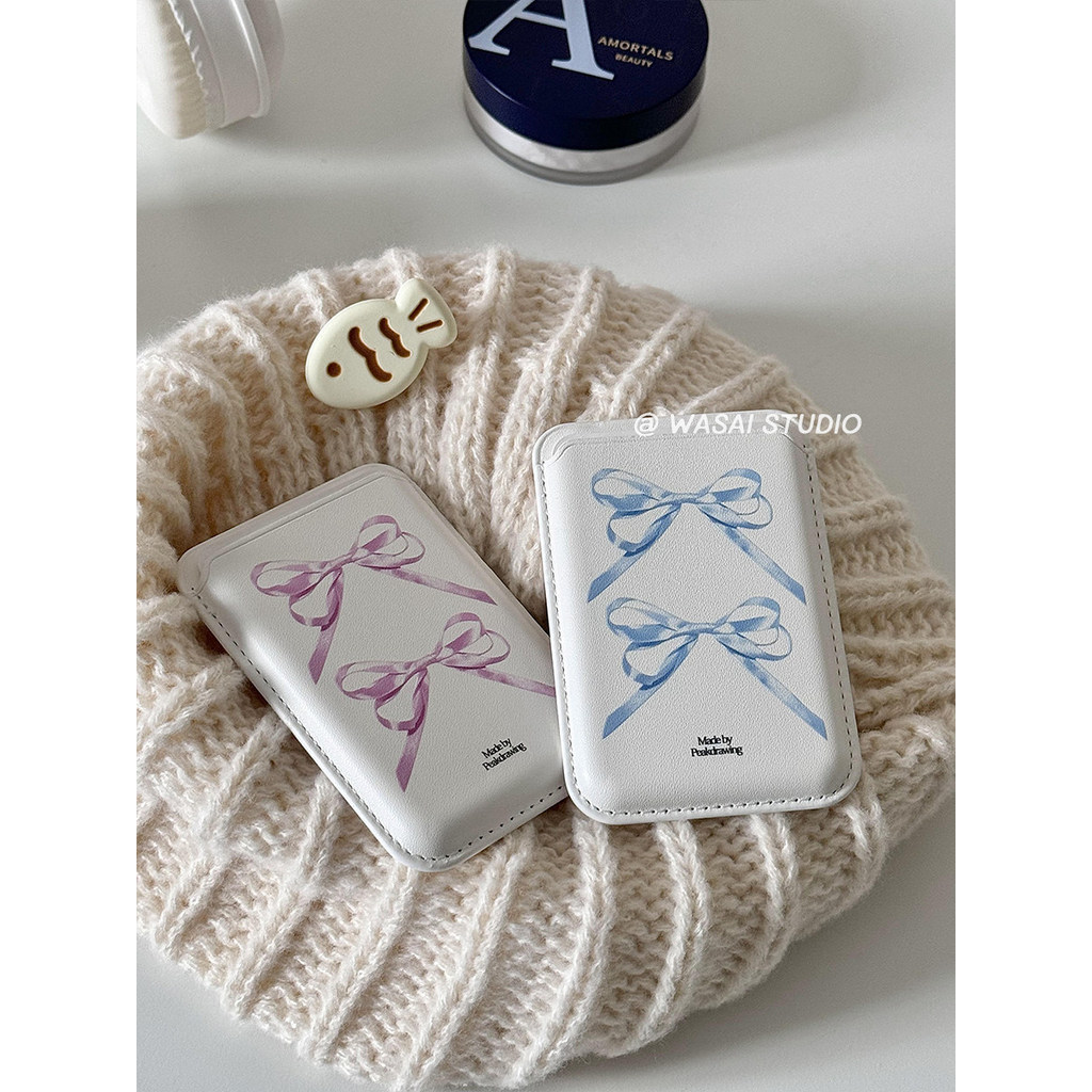 ví magsafe iphone magsafe wallet Ốp điện thoại Apple Hàn Quốc từ tính Acrylic