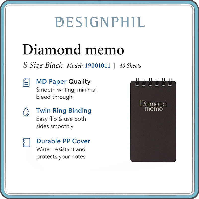 Midori Memo Dya Memo Size S Black 19001011