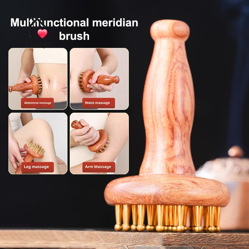 [TDiepf] Đầu công cụ massage Gua Sha bằng gỗ cầm tay Ne Leg Body Meridian Massage bạch huyết Giảm đa