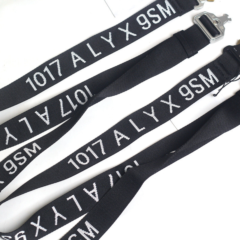 1017 ALYX BELT 9SM BELT Châu Âu Mỹ Nam Nữ Cặp Đôi Chiến Thuật Chức Năng BELT