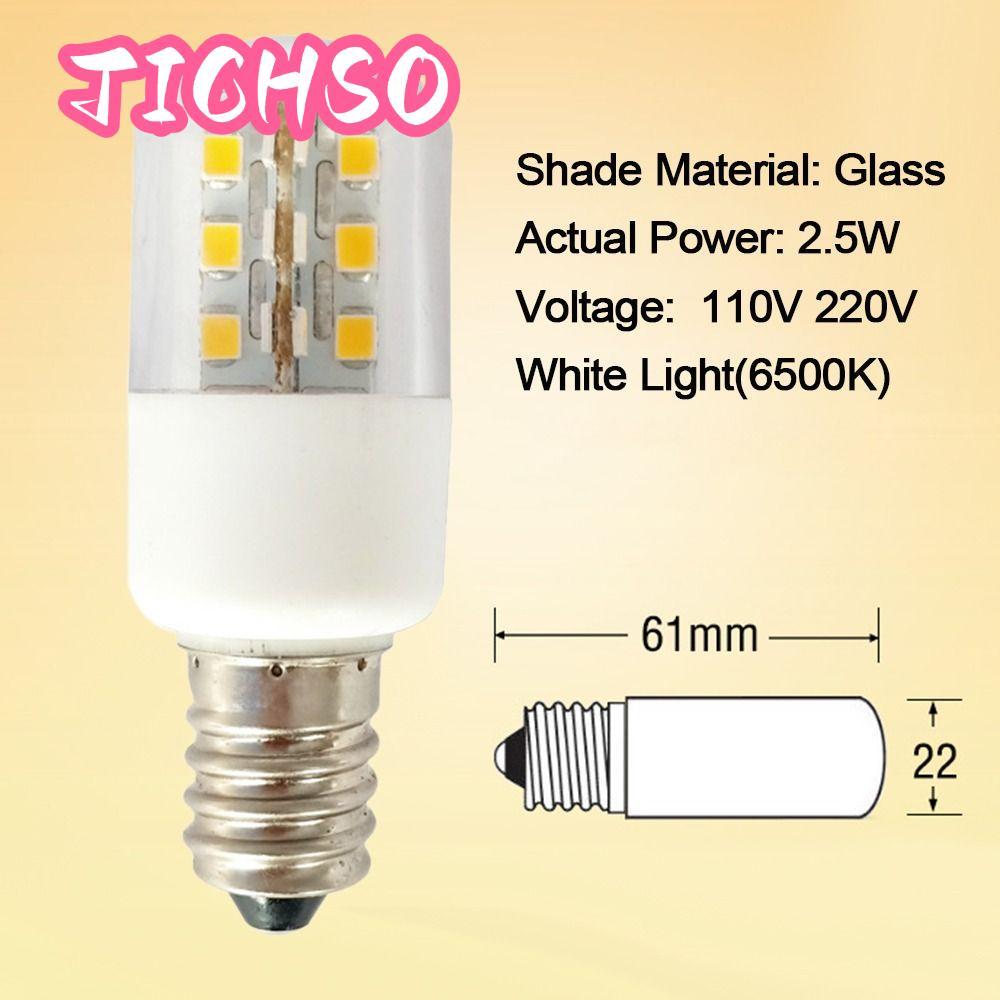 Bóng đèn tủ lạnh TICHSO T22 2.5W Di động E12 E14 Đầu nối 110V 220V Đèn LED