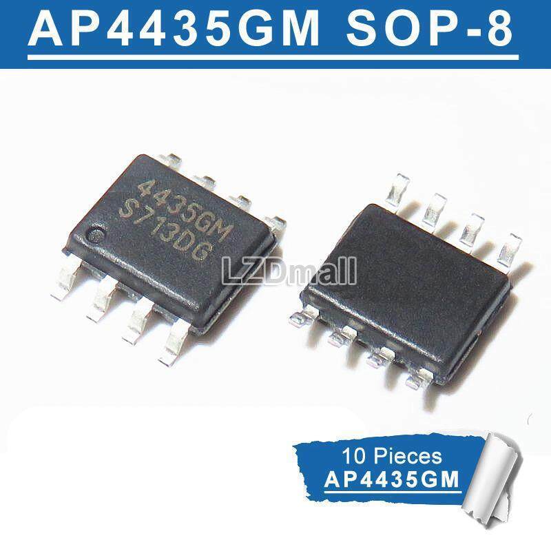 10 Chiếc 4435GM 4435 GM SOP-8 AP4435GM SOP8 SMD P Kênh MOSFET IC Mới