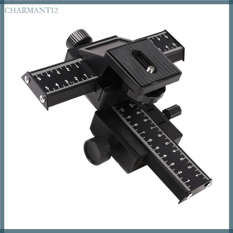Char Camera Slider Macro Focusing Rail Slider 4 chiều Macro Focusing Rail Slider