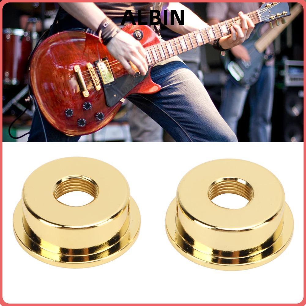 ALBIN 2 Chiếc Đàn Guitar Điện Jack Cover, Kim Loại Màu Vàng Đàn Guitar Điện Jack Đĩa, Chuyên Nghiệp 