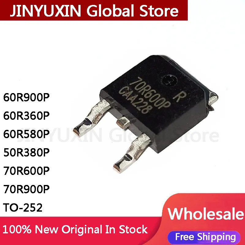 5 Chiếc 60R900P 60R360P 60R580P 50R380P 70R600P 70R900P TO-252 IC Chip Bán Buôn