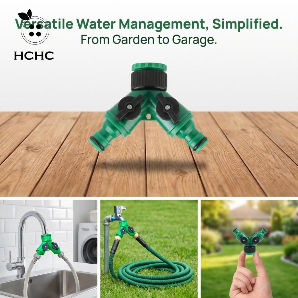 HCHC Bộ chia ống loại Y HCHC, Bộ chia van 1 / 2 '' đến 3 / 4 '' Lắp ống chia nước, Van bật / tắt Chủ