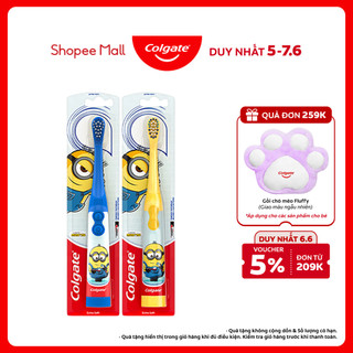 Bàn chải đánh răng điện Colgate Sonic Minion dành cho bé công nghệ sóng âm