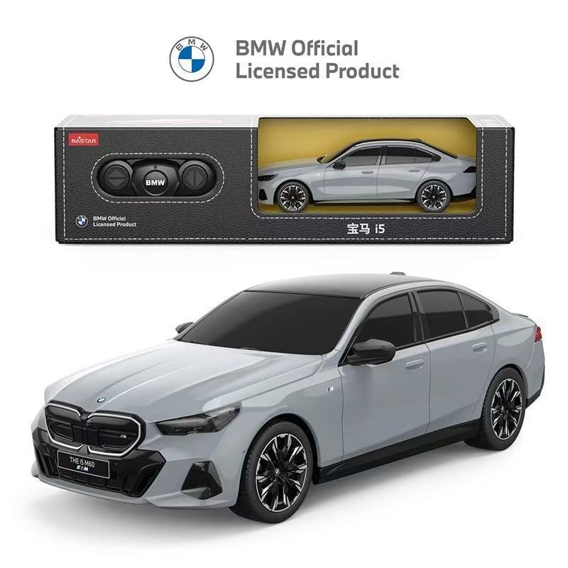 [NEW]BMW i5 M60 RC Car 1: 24 Model RC Car Sạc USB Điều Khiển Từ Xa Xe Bé Trai Bộ Sưu Tập Phiên Bản