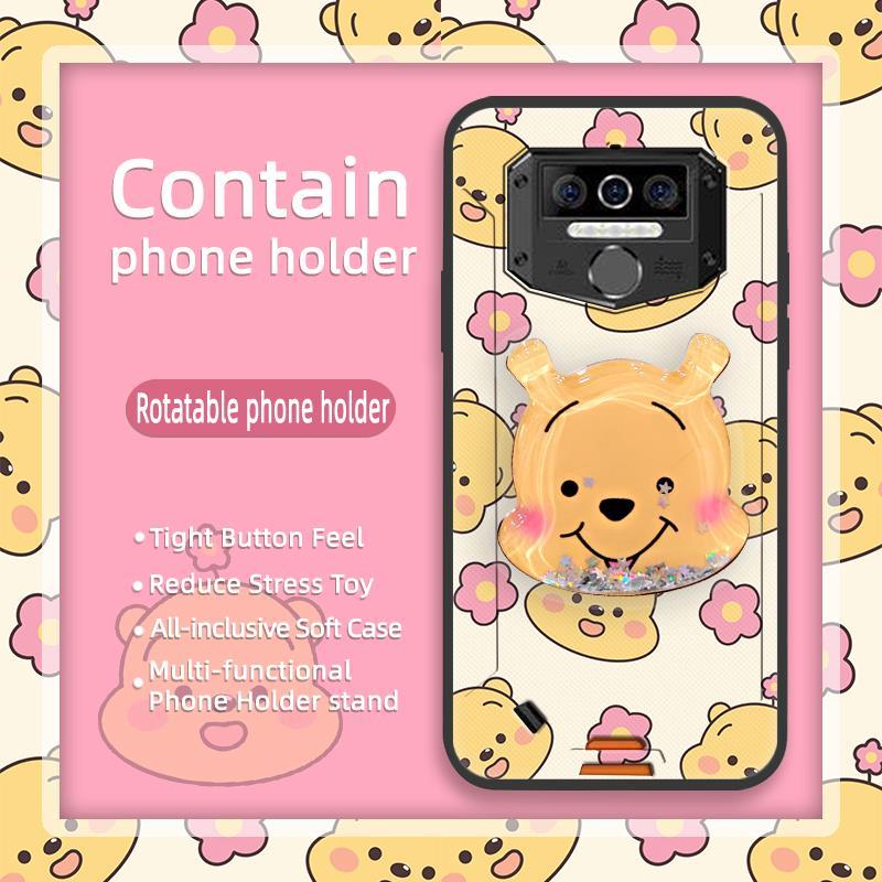 Ốp Điện Thoại Cát lún Chống Bụi Bẩn Cho Oukitel WP5 / WP5 Pro TPU Đơn Giản Xoay Được Đứng Bảo Vệ Dễ 