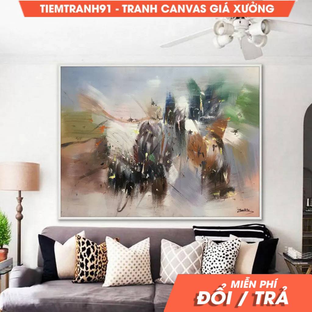 Tranh treo tường, Original Abstract Painting, Large Wall Art Abstract Painting, Large Wall Painting 