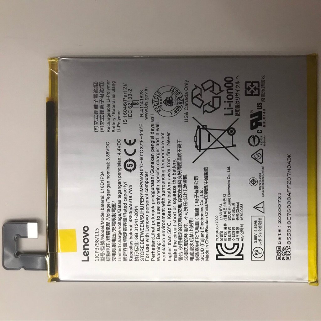 [Hàng có sẵn] Thích hợp cho pin máy tính bảng Lenovo TAB4 8 TB-8504N TAB4 8plus 8704X L16D1P34