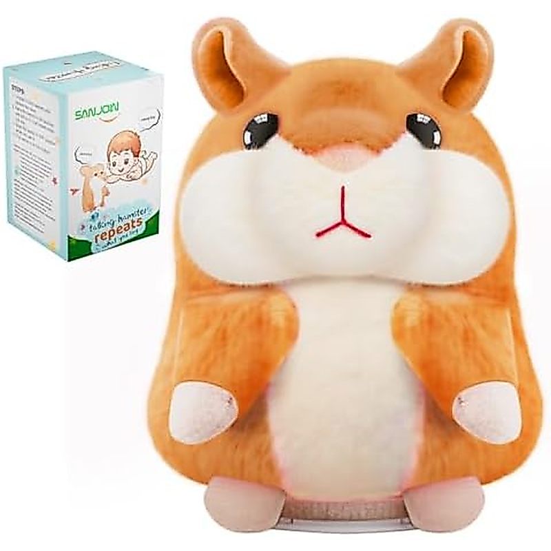 N Kids Toddler Toys for Ages 2-4, Talking Hamster Repeats What You Say for Boys Girls, Interactive P