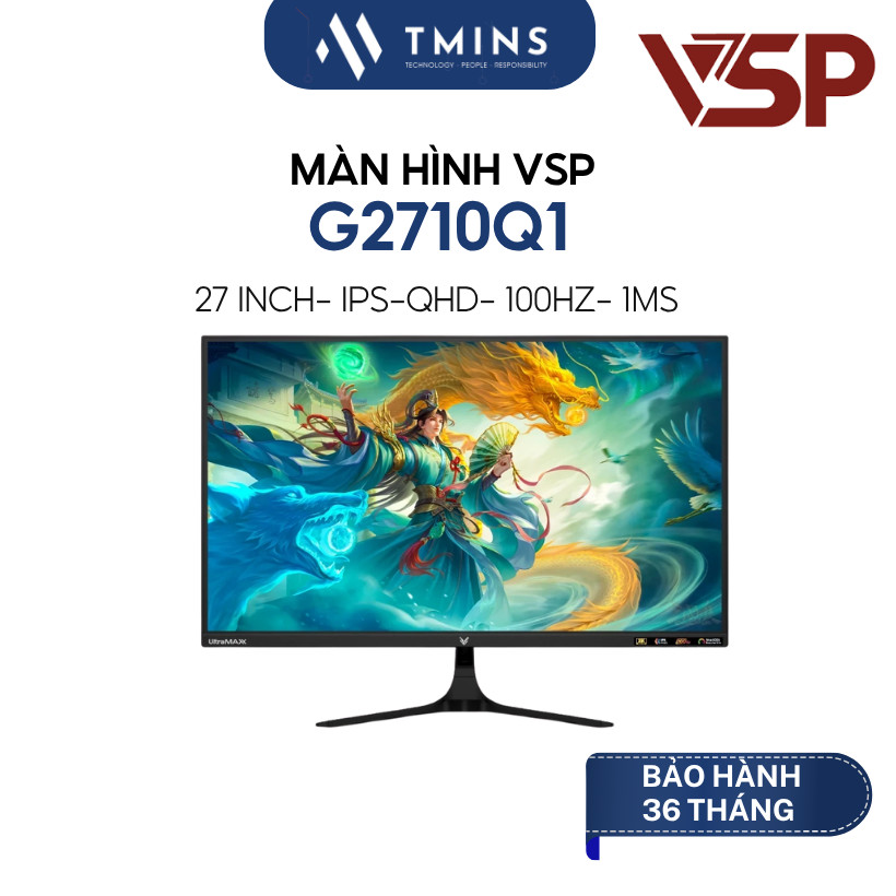 Màn Hình VSP G2710Q1 (27 inch/ 2K/ IPS/ 100Hz/ FreeSync) - Hàng chính hãng
