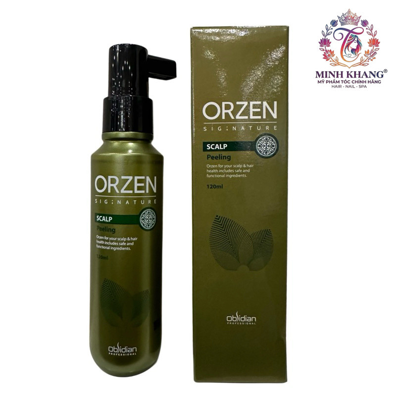 Tẩy tế bào da đầu chết scalp peeling ORZEN Obsidian Professional 120ml [ MK ]