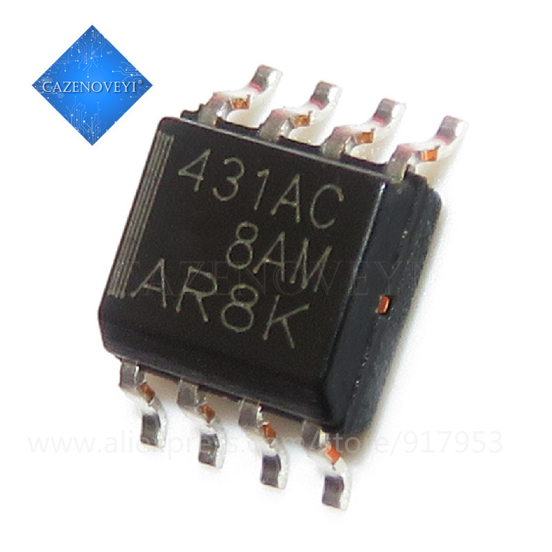10 mảnh TL431ACDR SOP8 TL431AC SOP 431AC SMD chip IC mới và chính hãng