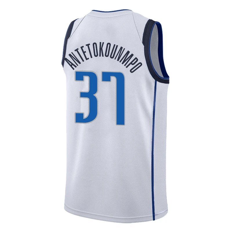 Mùa giải mới Lone Rangers Letter Brother No. 37 Adeto Kumbo Jersey Phiên bản bắp chân ép nóng Đồng p