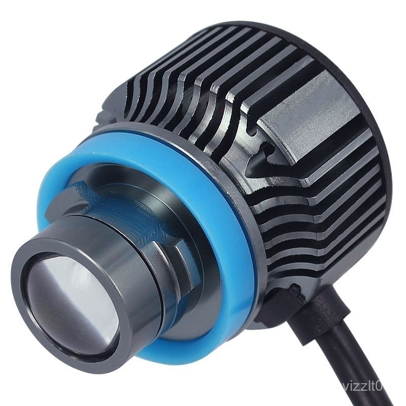 Bóng đèn LED gầm ô tô bi cầu laser 2 màu H11 H8 9005 H7 siêu sáng độ xe