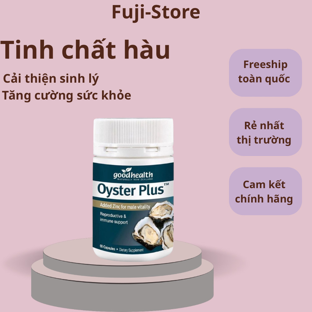 Tinh chất hàu biển Oyster Plus ZinC Goodhealth 60 viên - viên hàu úc Oyster Plus