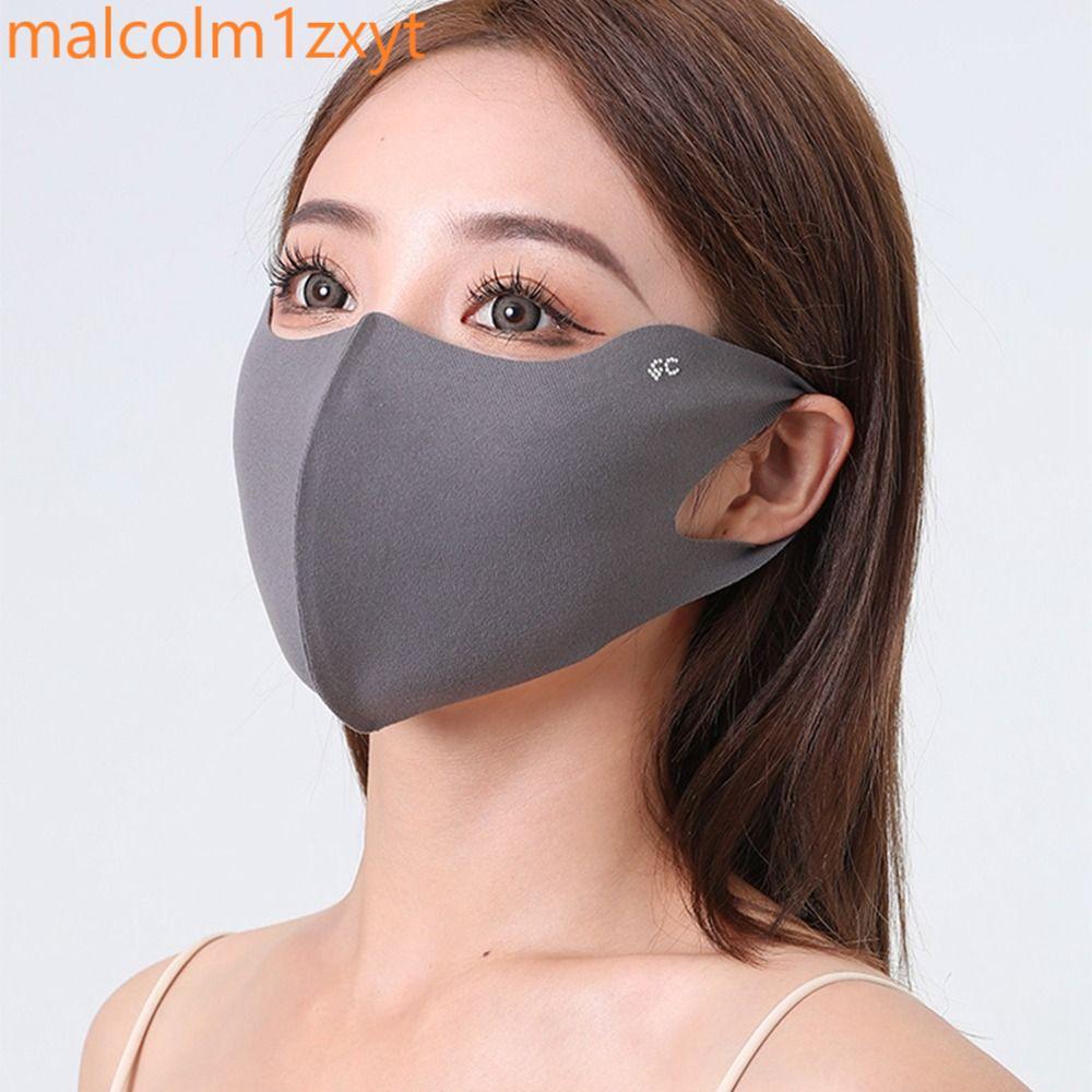 KIXON Face Cover, Face Mask Solid Color Ice Silk Mask, Elastic Sunscreen Veil UV Protection Sunscree