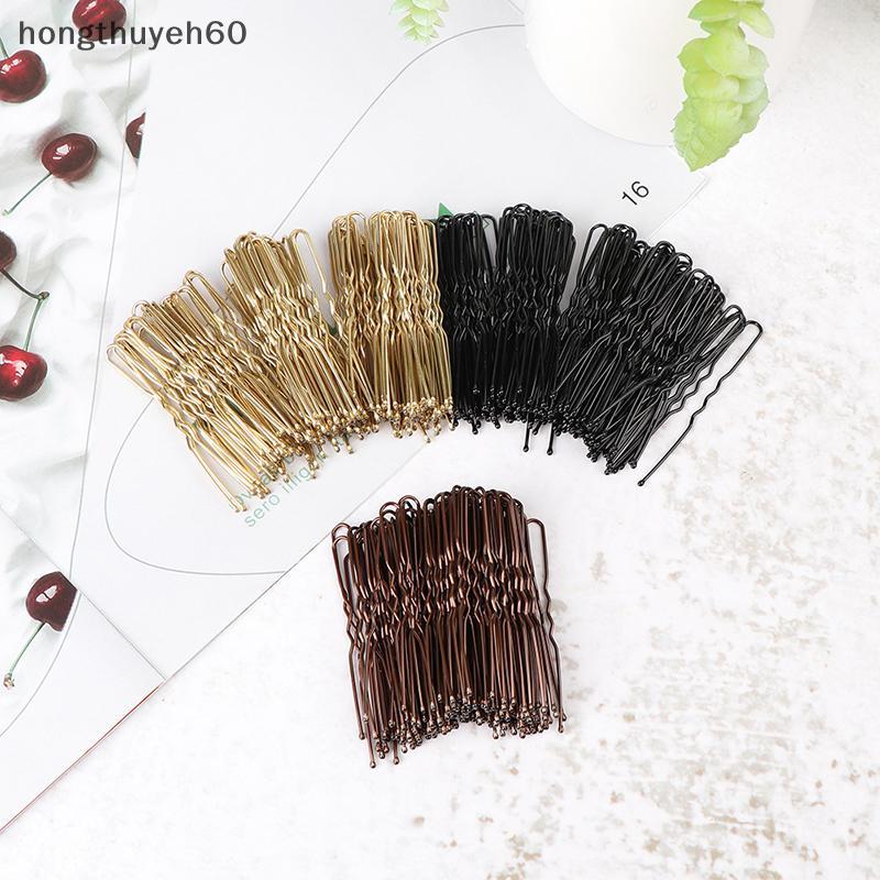 Hongth 50 cái/bộ tóc vẫy hình chữ U Bobby Pin barrette Salon kẹp kẹp tóc kẹp.