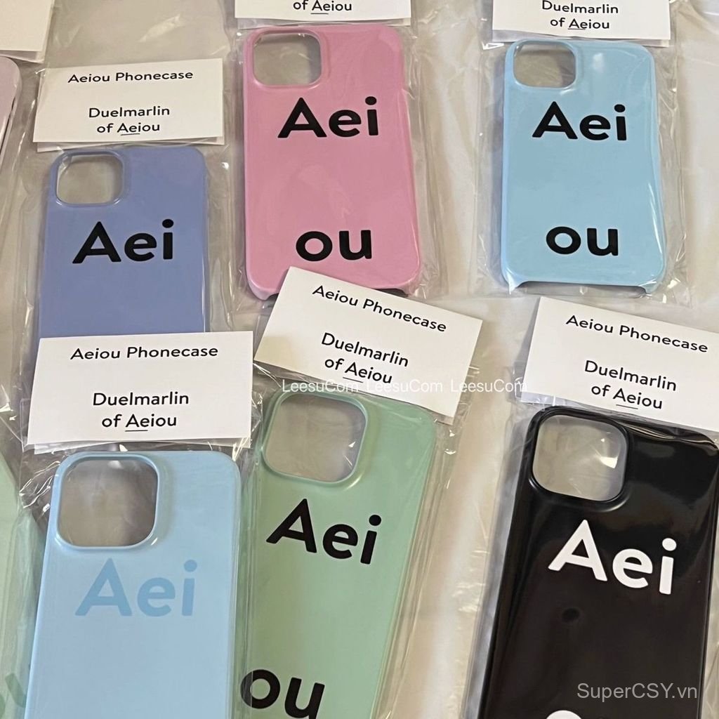 Ốp Điện Thoại Thích Hợp Cho iPhone X XS XR XSMAX 11 12 13 14 15 16 17 Pro max Plus Air Korea Aeiou V