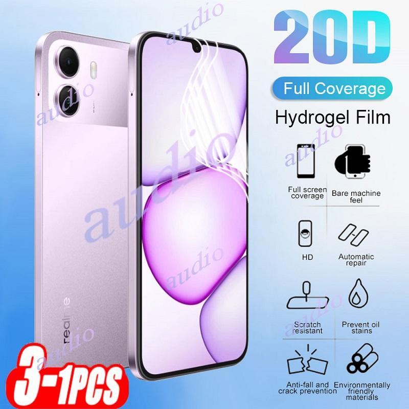 Realme P4 Lite 5G 4G 3 Miếng Dán Hydrogel Bảo Vệ Toàn Diện 20D Cho Realme P4 Lite P4x RealmeP4 Lite 