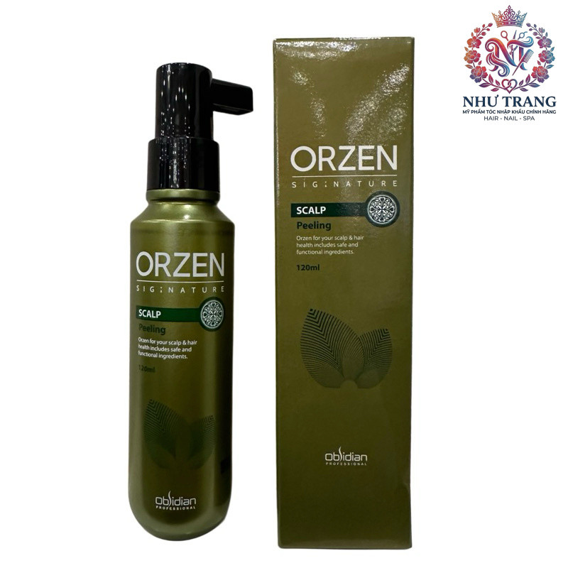 Tẩy tế bào da đầu chết scalp peeling ORZEN Obsidian Professional 120ml .NT