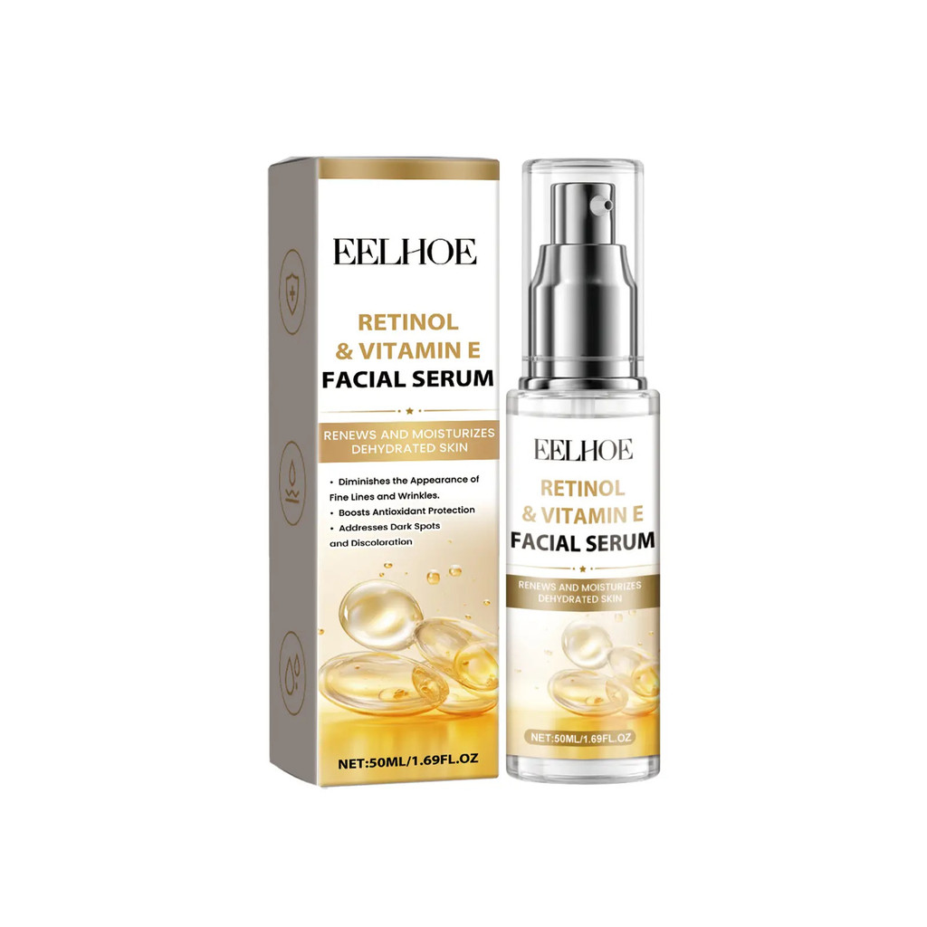 EELHOE Retinol Vitamin E Night Facial Brightens Skin Beauty Dưỡng ẩm Hydrates Glowing Complexion URA