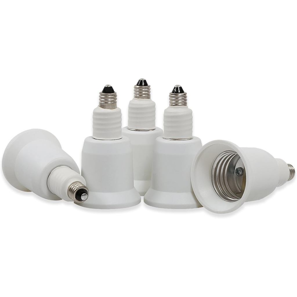 Bộ chuyển đổi ổ cắm ELECTOP E11 sang E26 E27, Đế Candelabra Mini E11 Chuyển đổi sang Đế vít tiêu chu