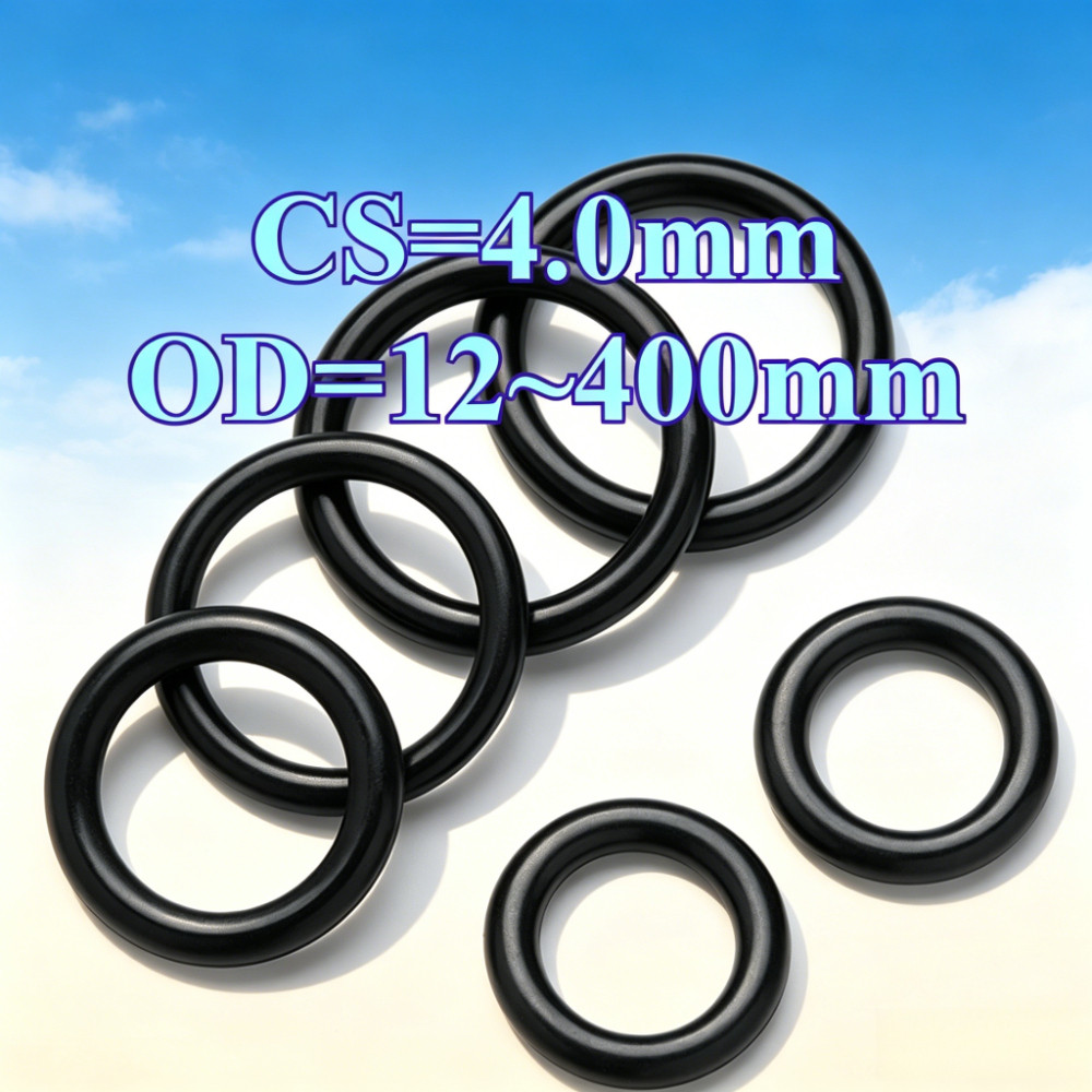 (KZS) NBR O-Rings CS4.0mm * OD12-400mm Con dấu công nghiệp hạng nặng
