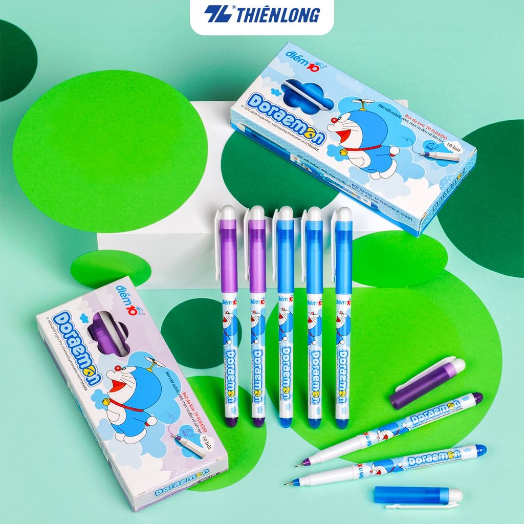Combo 20 Bút lông kim Thiên Long Doraemon FL-04/DO