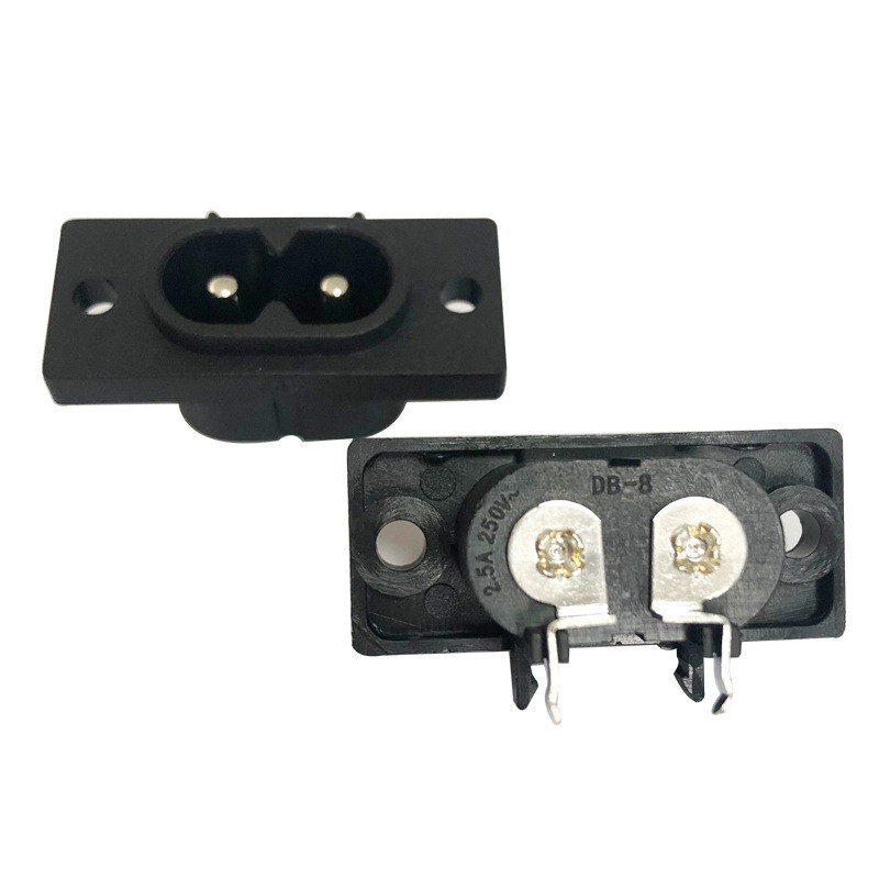 Ổ cắm AC8 35 * 15 với chốt cong rắn lỗ cố định Tất cả ổ cắm đồng AC008
