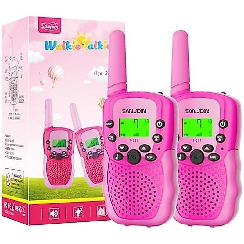 alkie Talkies Toys 2 Pack,Easter Gifts for Boys Girls 4-8,3 Miles Range Walkie Talkie to Camping,Out