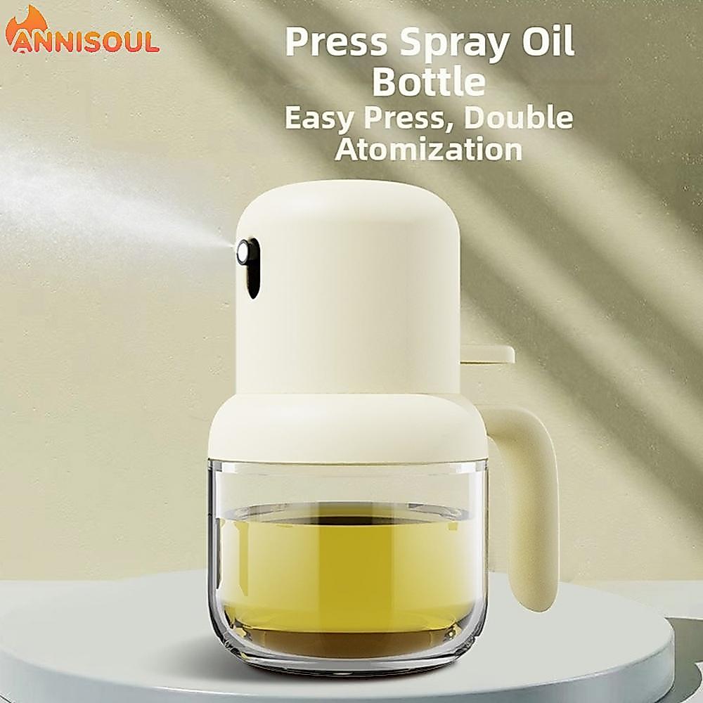 [NISO]Glass Oil Sprayer Press-to-spray Mechanism Non-drip Spout Fine Mist Spray