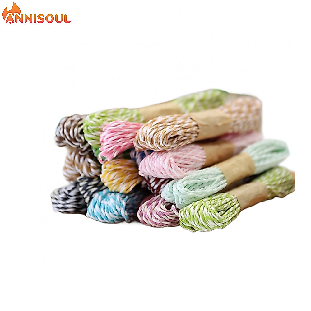 [NISO]Paper Rope Paper Cord Flexible And Bendable Easy To Knot Biodegradable Paper