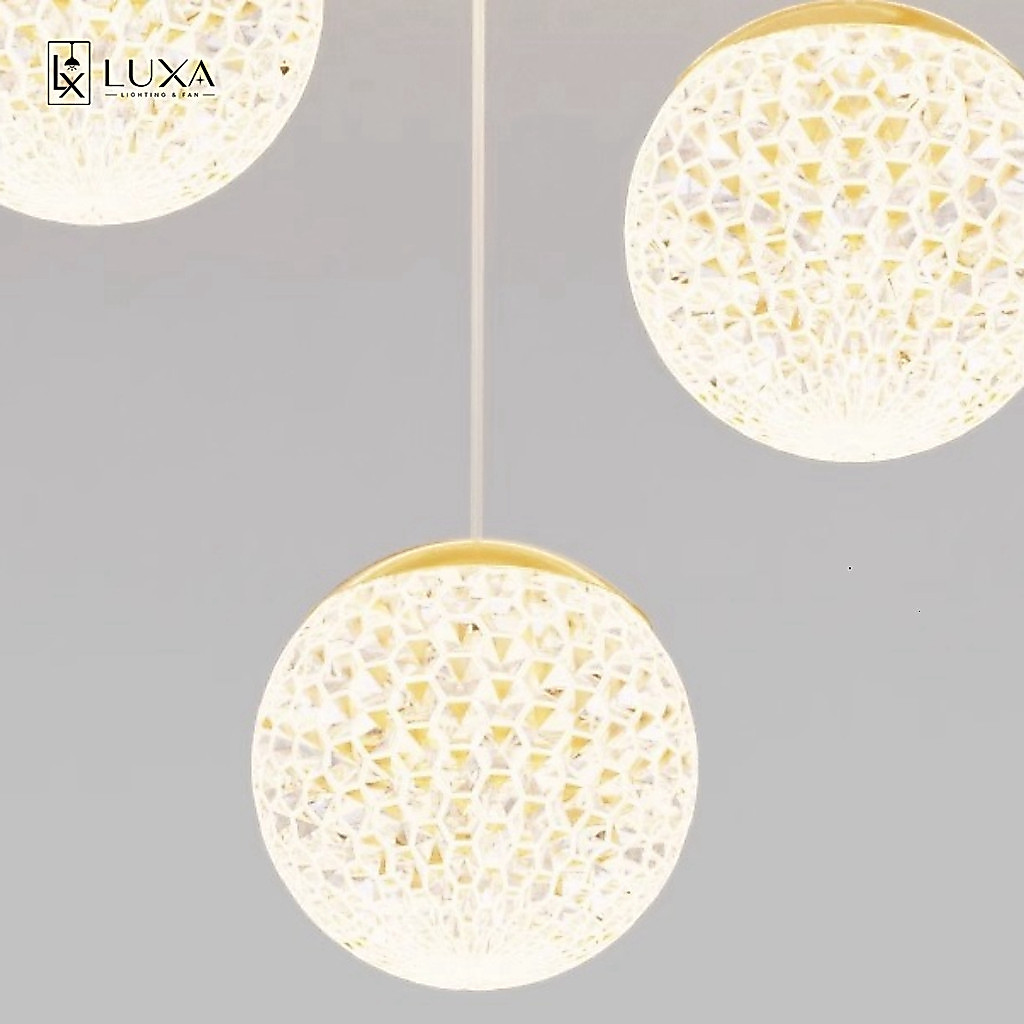 Đèn Trang Trí Trần Cao Cấp Hỗ Trợ Điều Khiển Sát Trần LUXA SHOP