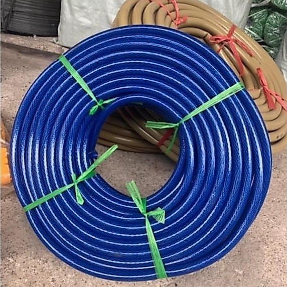 Cuộn 50m ống nước lưới dẻo phi 21 (đường kính trong 18) màu xanh dương [BC shop] (Shop BC) . g