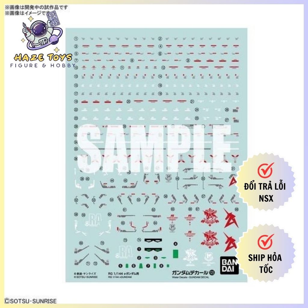 Decal Bandai - Gundam Decal 125 RG Nu Gundam