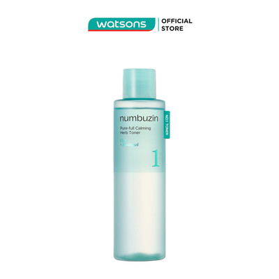 Nước Hoa Hồng Numbuzin No.1 Pure-Full Calming Herb Toner 300ml