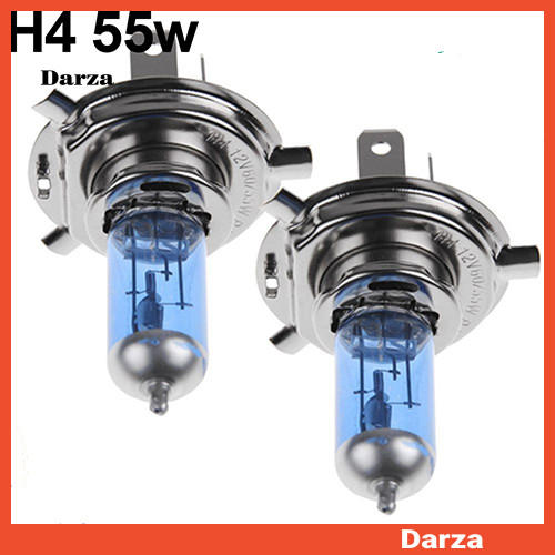 [Dar] 2 Chiếc H1 / H4 / H7 55W / 100W Xenon Gas Halogen Đèn Trắng 12V 5000K Bóng Đèn